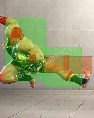 ジャンプ中K